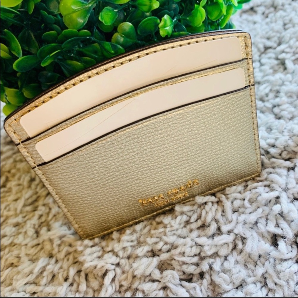 Kate Spade Sylvia Cardholder - Pale Gold - Picture 2 of 5